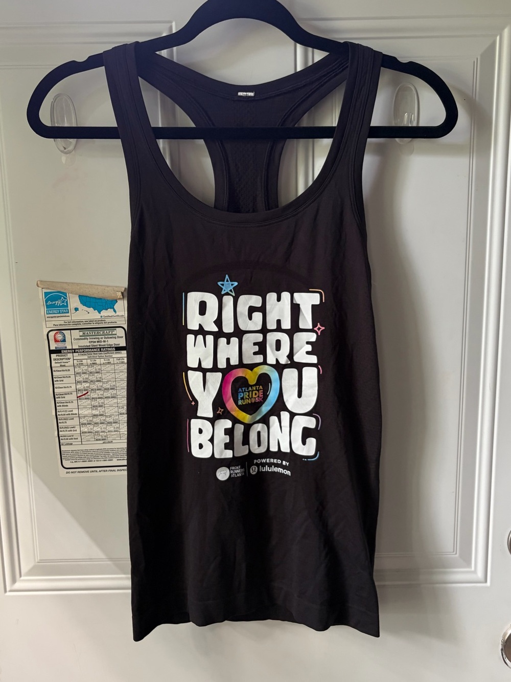 Lululemon Swiftly Tech Racerback Tank 2.0 (Atlanta Pride Run)